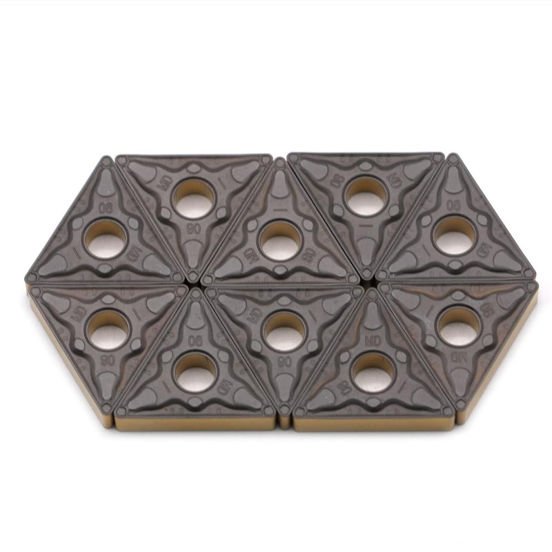CDBP CNC Carbide Inserts TNMG432 / TNMG220408-MD for Metal Lathe Cutting Steel, Semi-Finishing chipbreaker for Turning Cutter, 10 PCS. - Image 4